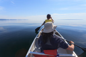 Image of canoeing on Lake Superior Ontario - the Great Trail