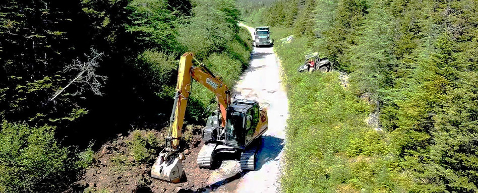 Infrastructure projects on the Trans Canada Trail for the trial Grant program