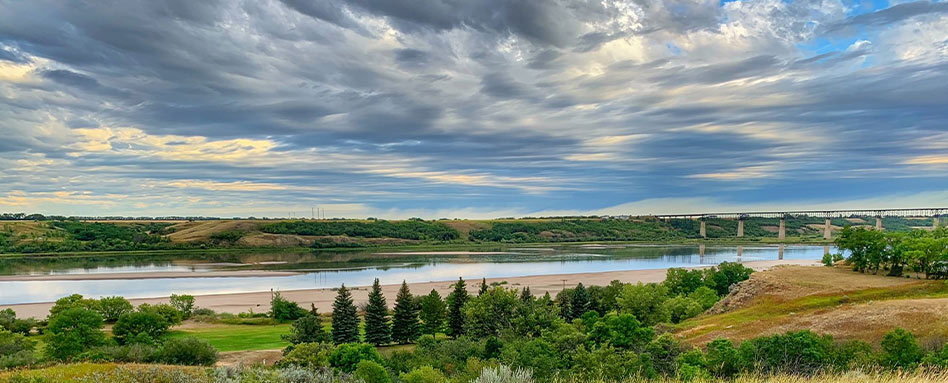 Outlook Trail in Saskatchewan for Earth Day