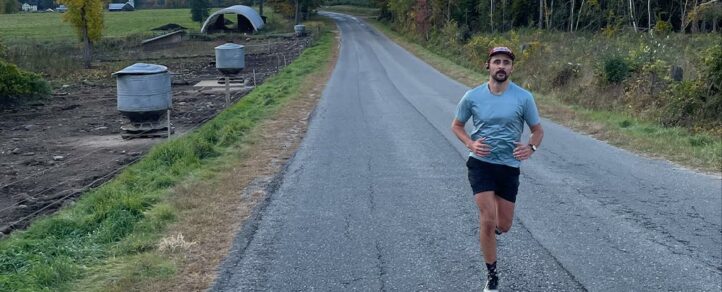 Michael Hutchison particpating in the Canada Running Series Charity Challenge