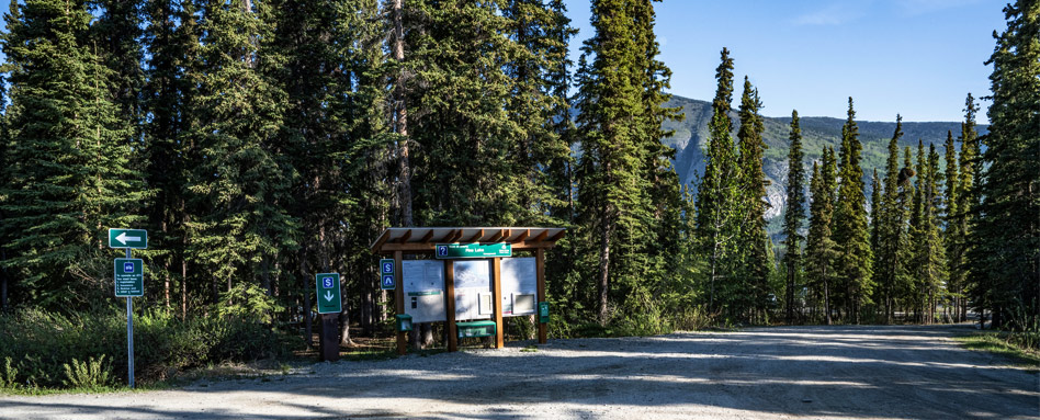 The Trans Canada Trail in Haines Junction, Yukon