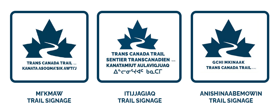 Trans Canada Trail Indigenous Signs