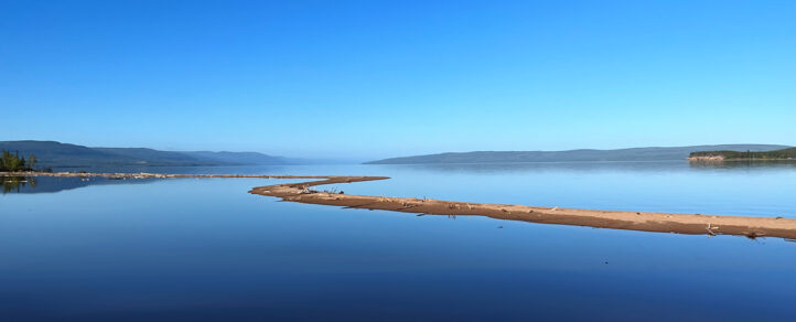 Grand lake in Howley Newfoundland