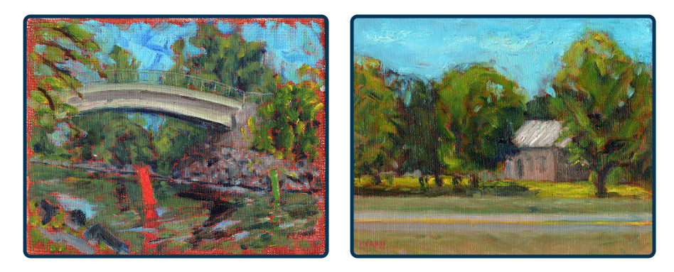 David Kearn Plein-air paintings of the Trans Canada Trail 