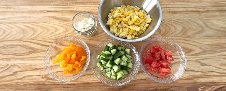 salade de maïs Ingrédients