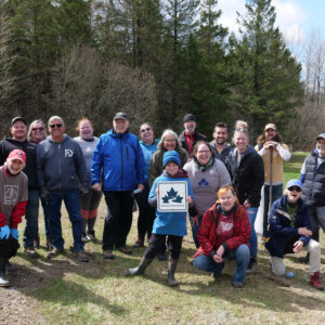 Volunteers at a Trail Care 2022 event