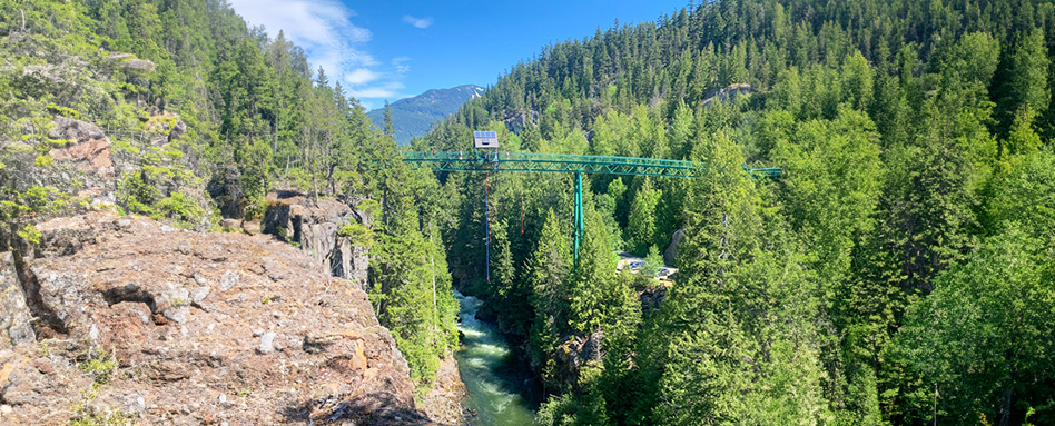 Brandywine Falls and the Bungee Bridge 