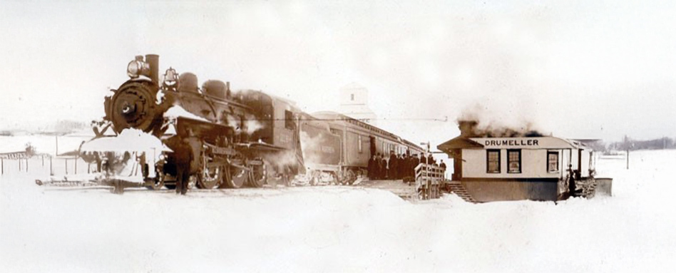 photo of old steam train