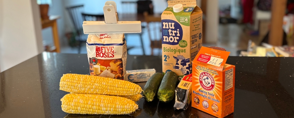 baking ingredients on a counter