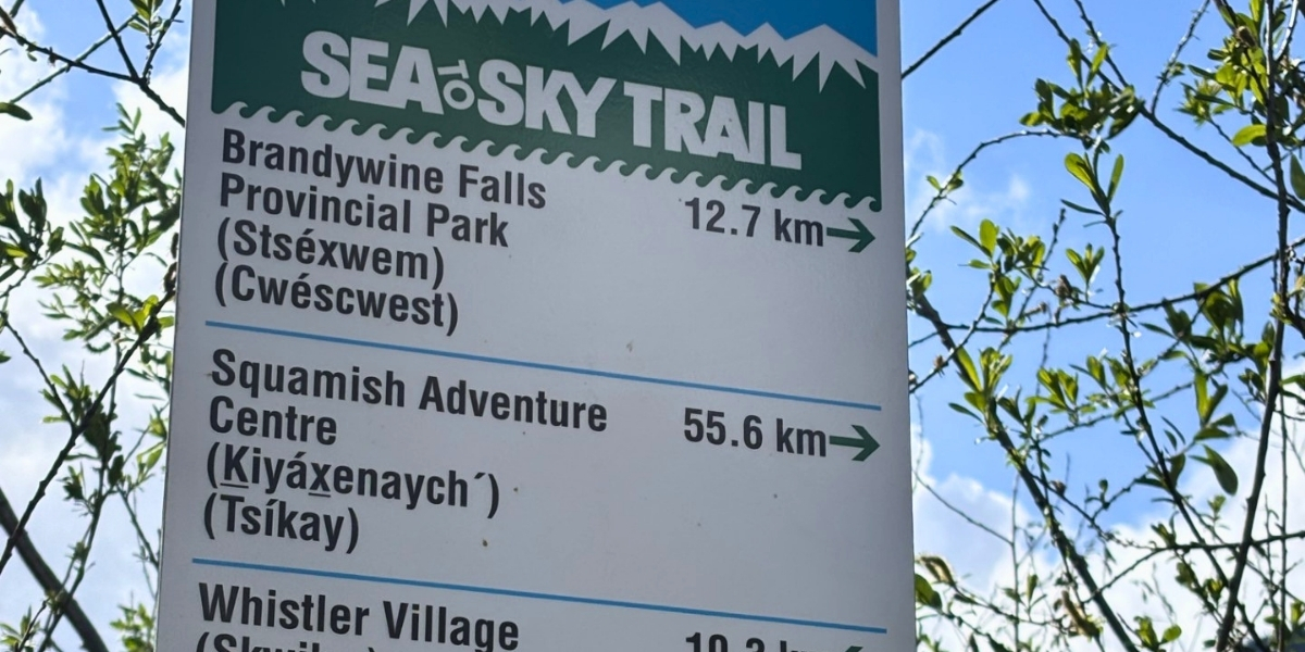 00Feature image_Its a Sign_cerdit Bronwyn Preece brighter | Trans Canada Trail trail signage of sea to sky trail