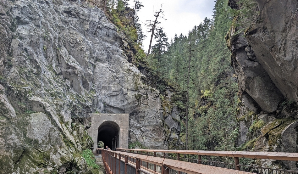 01Support image_BC_Othello Tunnels_credit Gemma Taylor - Off Track Travel | Trans Canada Trail large tunnels in the forest