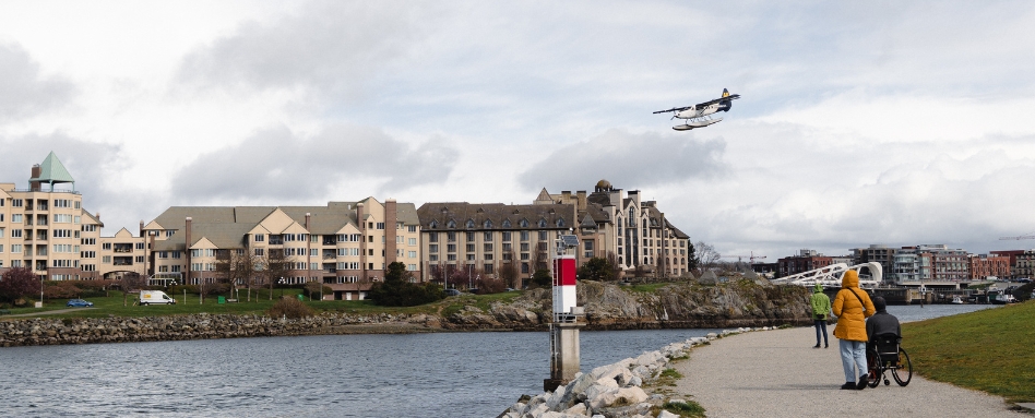 02Support image_Victoria BC_credit Meg Pender_Laurel point downtown | Trans Canada Trail seaplane landing on waterfront